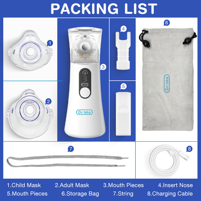 8 Gear Atomized Particles Handheld Nebulizer - N10