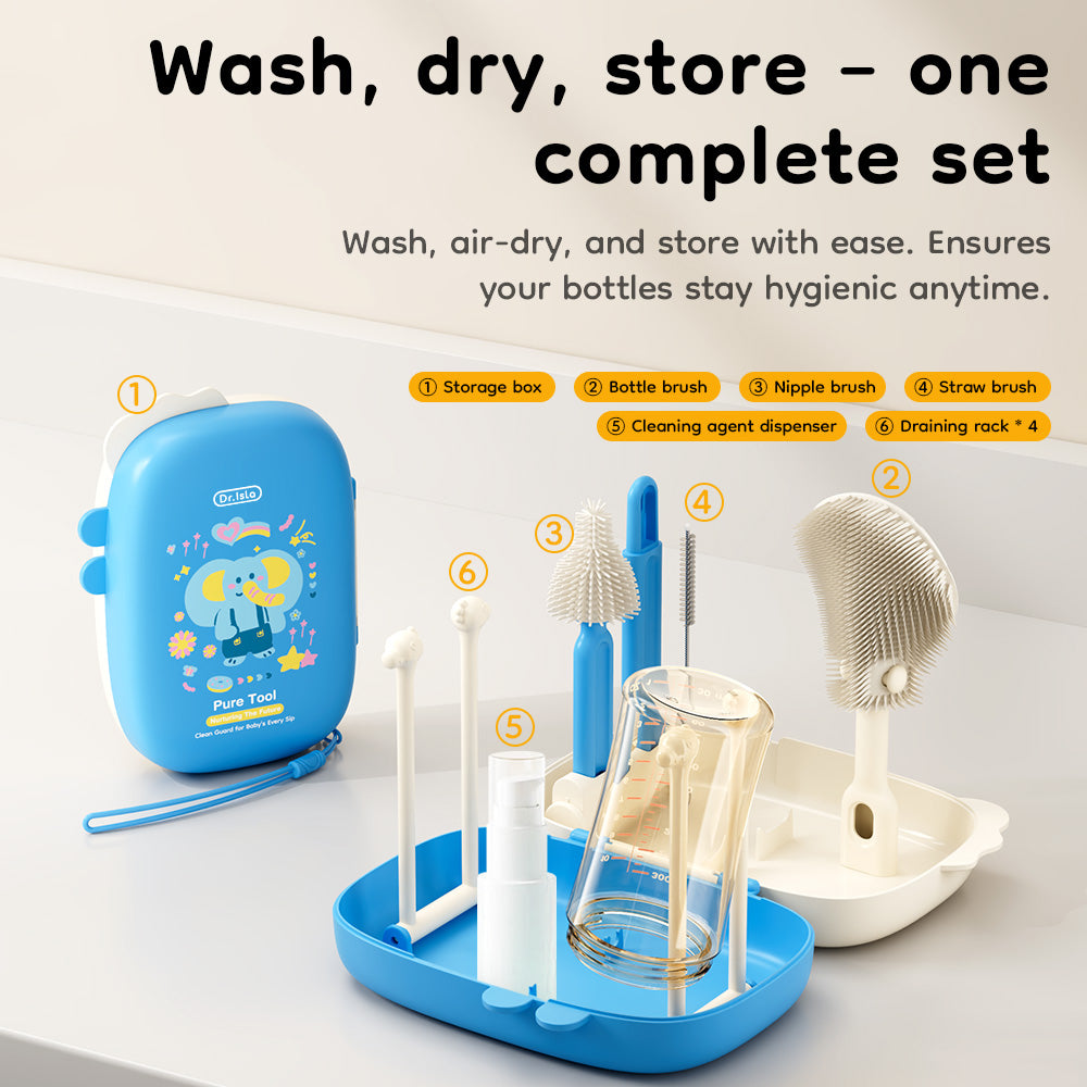 Set ng Brushes na may 6 sa 1 Bote - PT10