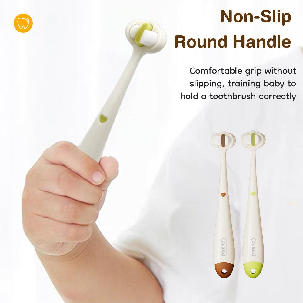 Malambot na Brush para sa mga Bata na may 3 panig - BT12