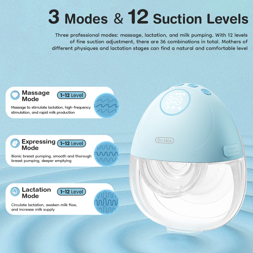 Hands Free Slim Breast Pump-EB60